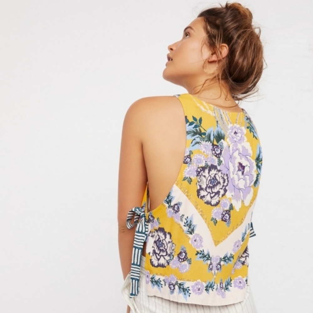 Free People This Sweet Side-Tie Tank Top